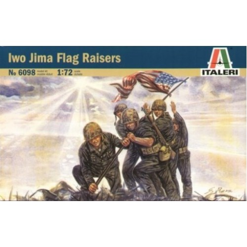 1/72 Italeri  WWII US Marines Flag Raisers at Iwo Jima 6098